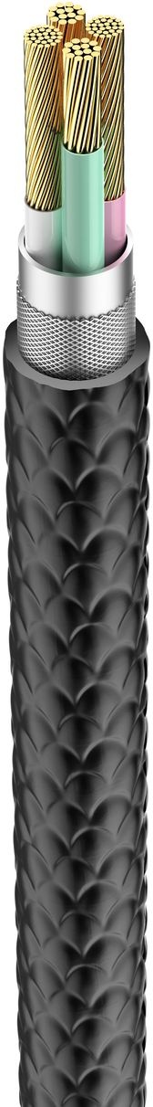 Veger V105 USB-A naar Lightning kabel 1.2m Nylon