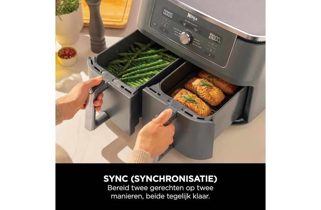 Ninja Dual Zone DZ400EU - Hetelucht friteuse