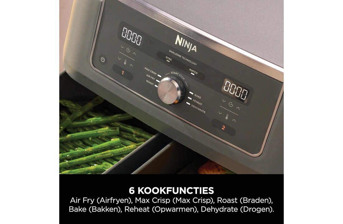Ninja Dual Zone DZ400EU - Hetelucht friteuse