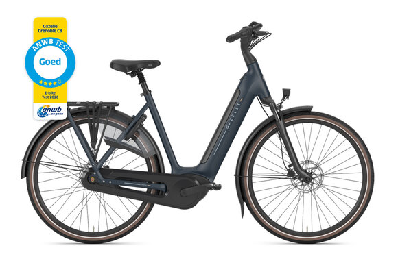 Gazelle Grenoble C8 HMB S8 540Wh Dames - Between Blue (mat)