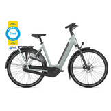 Gazelle Grenoble C8 HMB S8 540Wh Dames - Light Olive (glans)