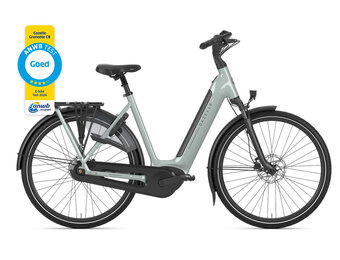 Gazelle Grenoble C8 HMB S8 540Wh Dames - Light Olive (glans)