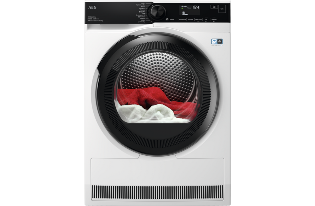 AEG TR8TRIER 8000 Serie AbsoluteCare - Warmtepompdroger