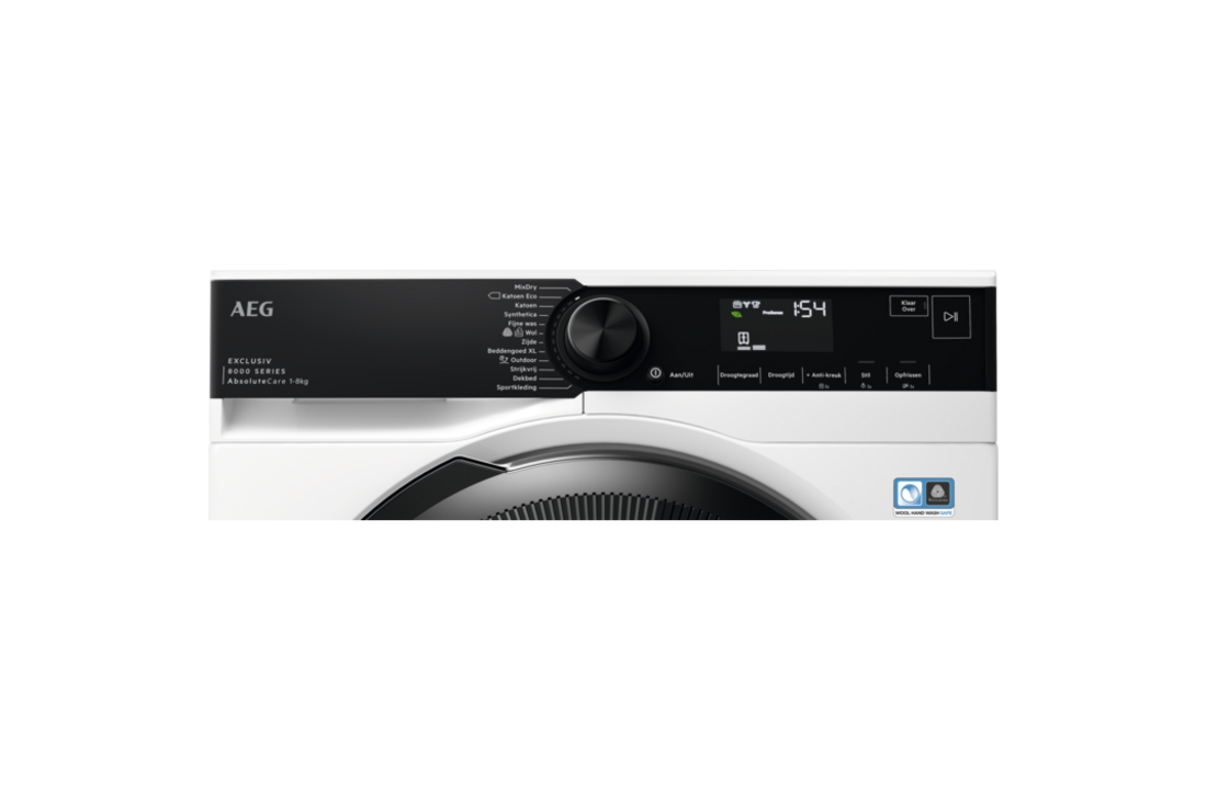 AEG TR8TRIER 8000 Serie AbsoluteCare - Warmtepompdroger