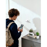 Veger snellader 45 Watt 2x USB Poort + USB-C Kabel 1,5m Nylon Wit