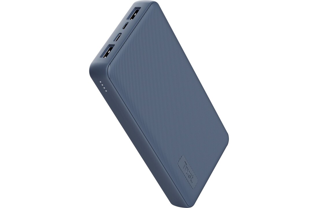 Trust Primo 20.000 mAh Eco Blauw - Powerbank