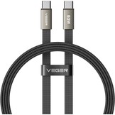 Veger CC06 USB-C naar USB-C kabel 1.2m Braided Flat 60 Watt