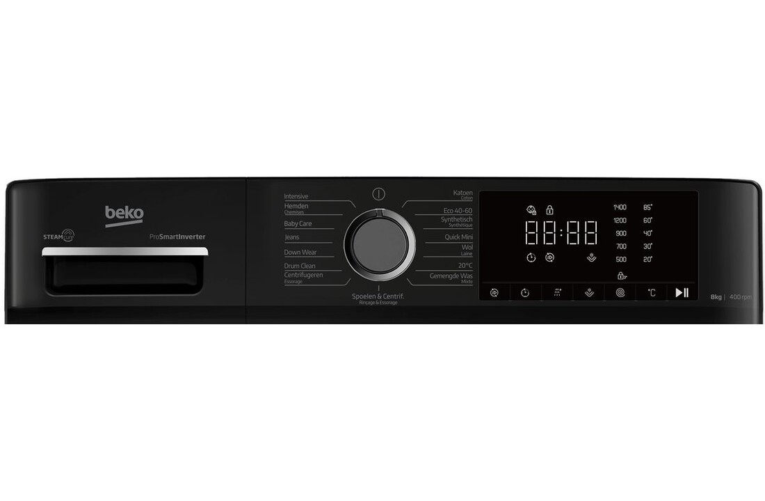 Beko B1W864WB BE SteamCure - Wasmachine