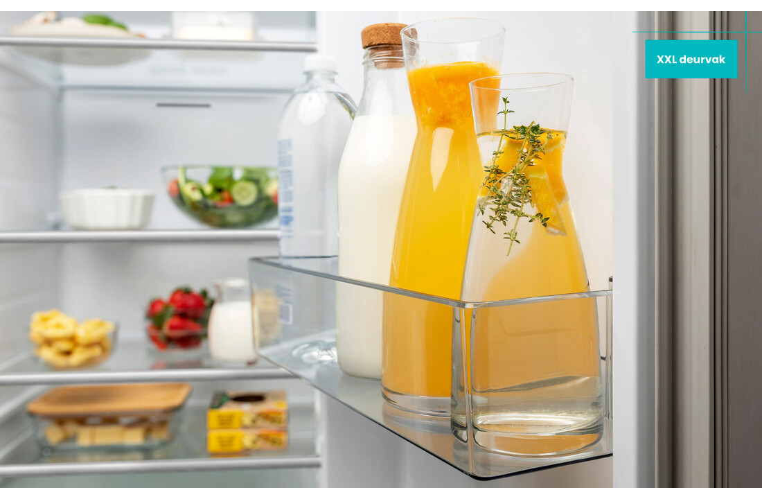 ETNA AKV6178IRVS - Amerikaanse koelkast RVS.