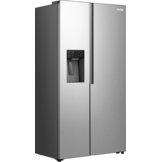 ETNA AKV6178IRVS - Amerikaanse koelkast RVS.