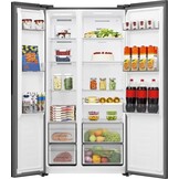 Hisense RS3P558NEFD - vrijstaande side-by-side koelkast.