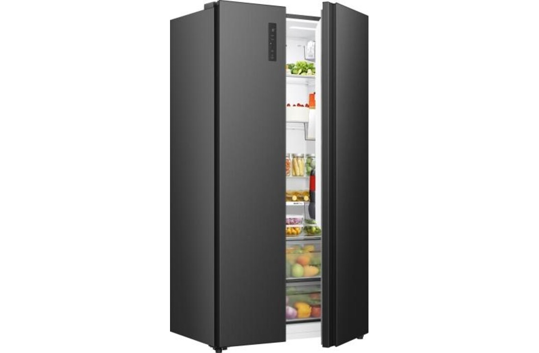 Hisense RS3P558NEFD - vrijstaande side-by-side koelkast.