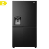 Hisense RS818N4IFD - vrijstaande side-by-side koelkast.
