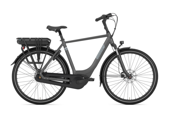 Gazelle Paris C7+ HMB S7 400Wh Heren - Anthracite grey (mat)