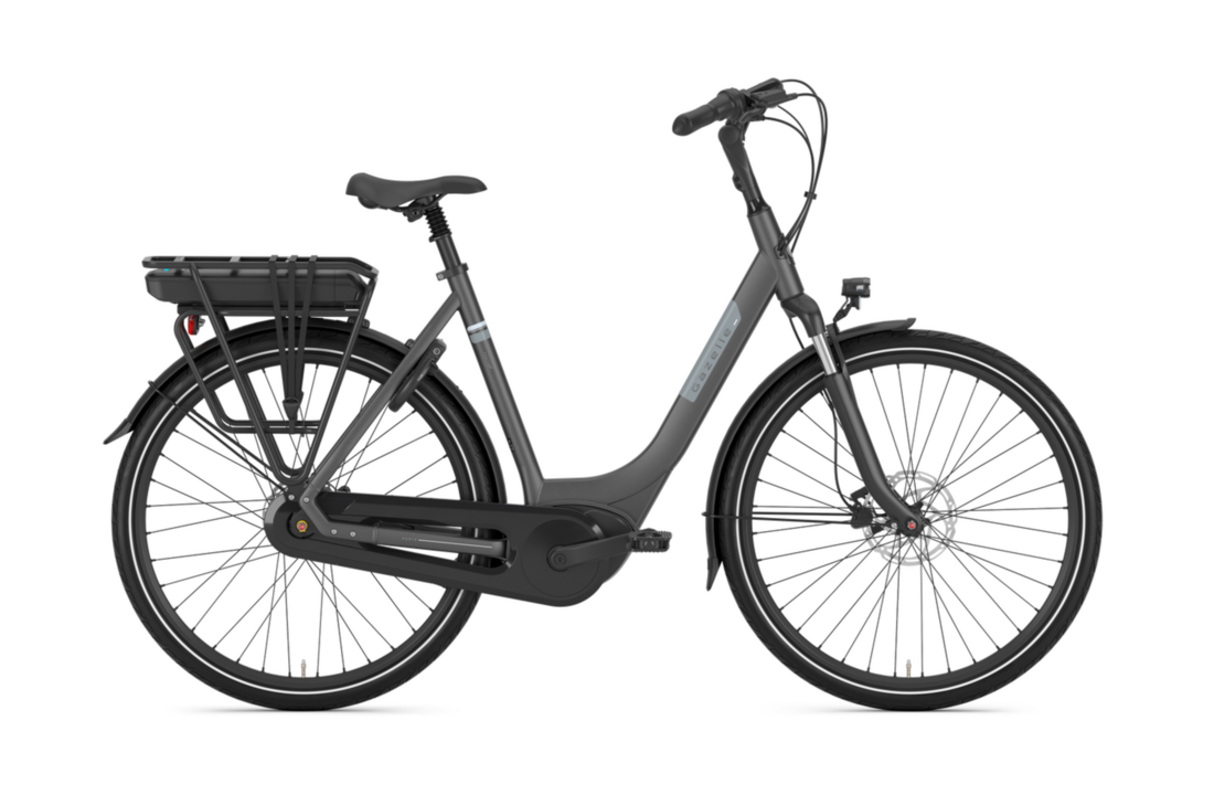 Gazelle Paris C7+ HMB S7 400Wh Dames - Anthracite grey (mat)