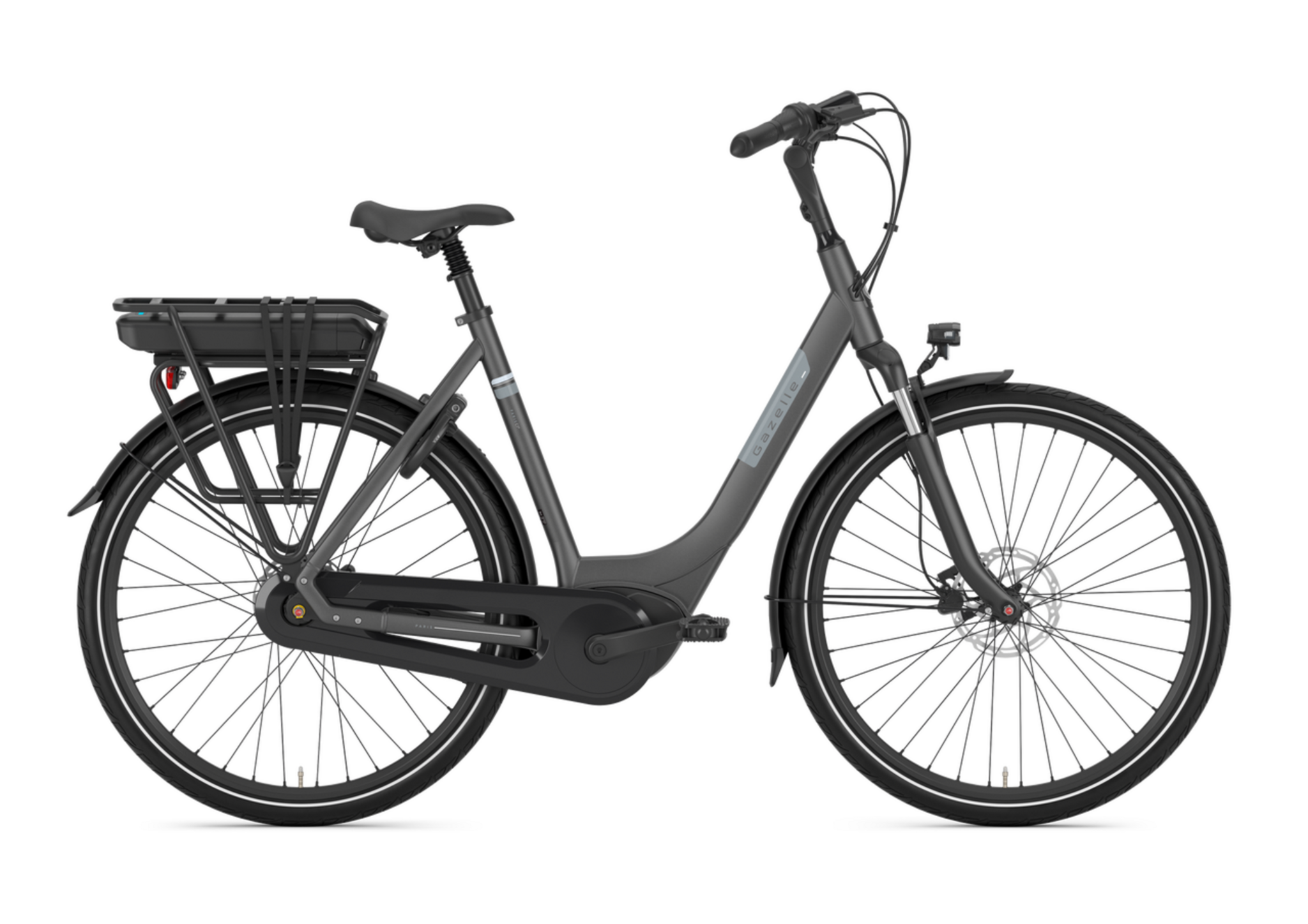 Gazelle Paris C7+ HMB S7 400Wh Dames - Anthracite grey (mat)