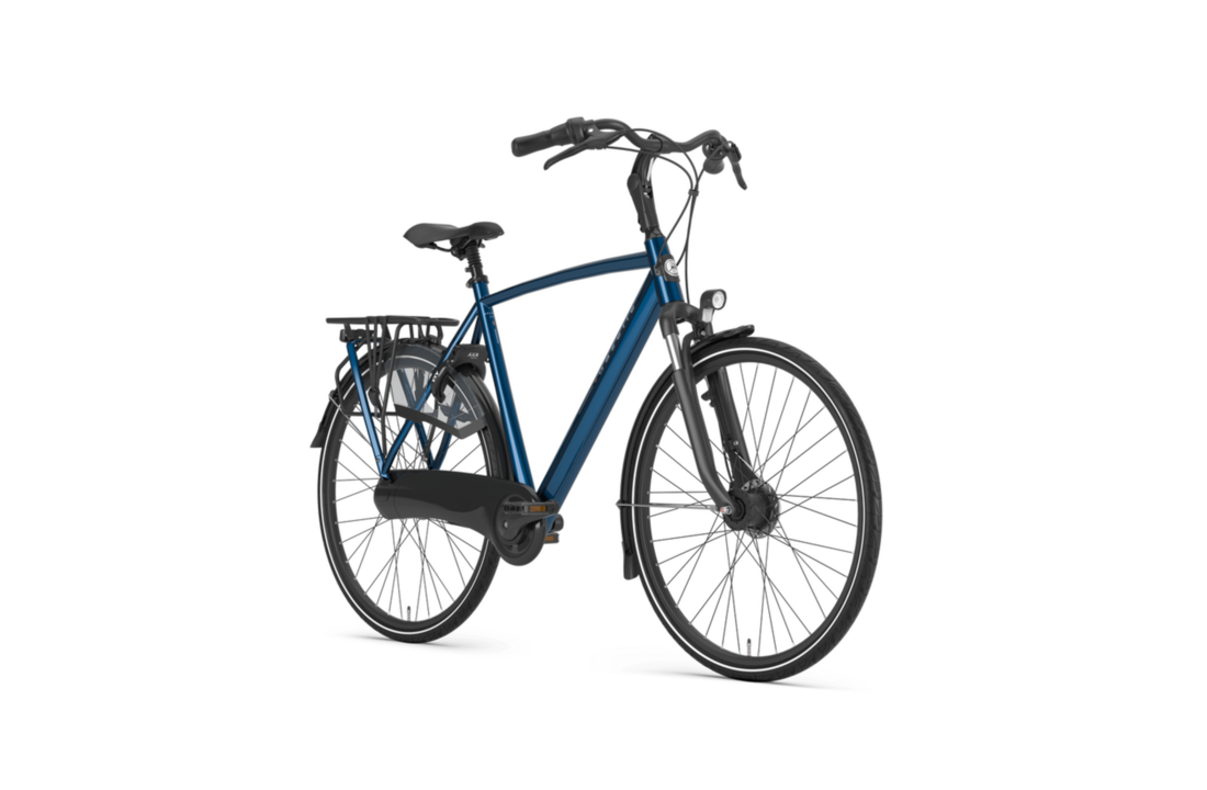 Gazelle Orange C7+  Heren T7 - Mallard blue (glans)