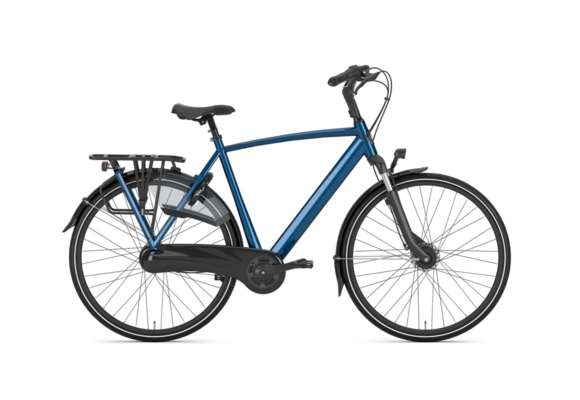 Gazelle Orange C7+  Heren T7 - Mallard blue (glans)