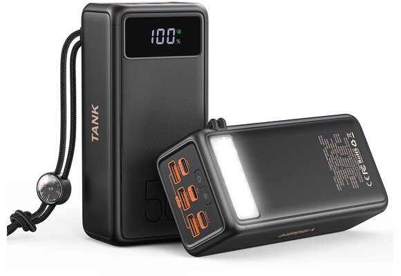 Veger Tank Boost W5001C 56.000 mAh Powerbank Zwart - Powerbank