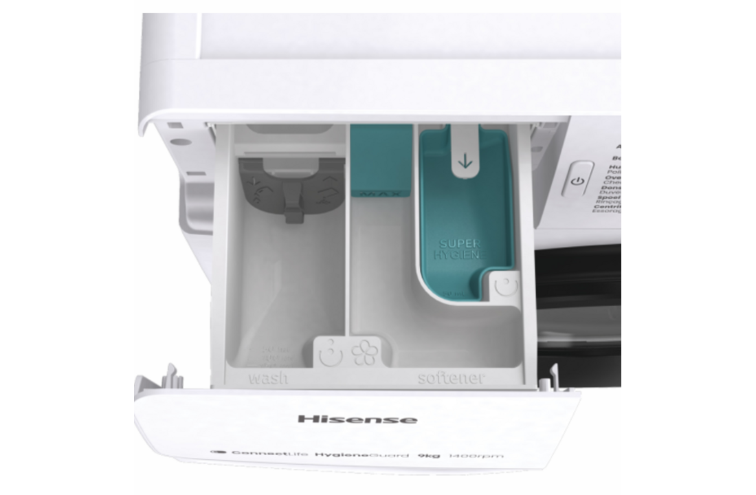 Hisense WF3V943BW/BLX - Wasmachine
