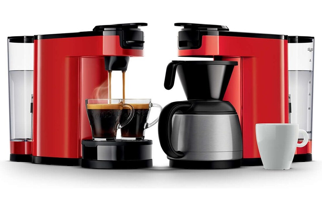 Philips Senseo Switch HD6592/84 Rood - Koffiemachine