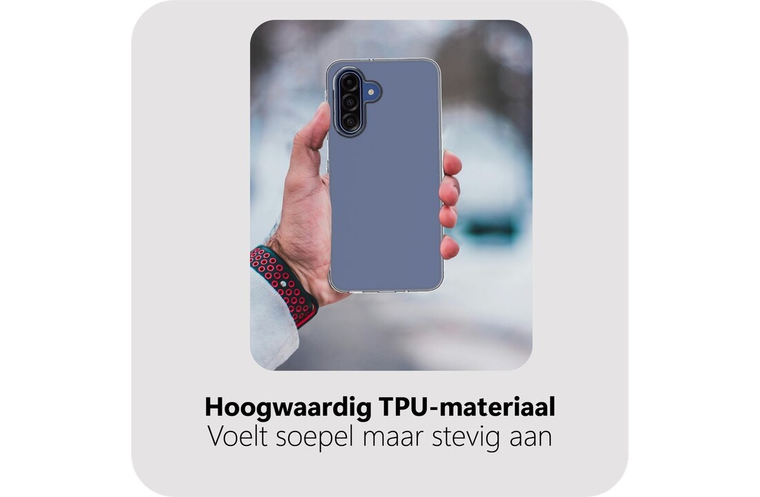Just in Case Zero% Case Samsung Galaxy A17 Soft TPU Backcover Transparant - Telefoonhoesje