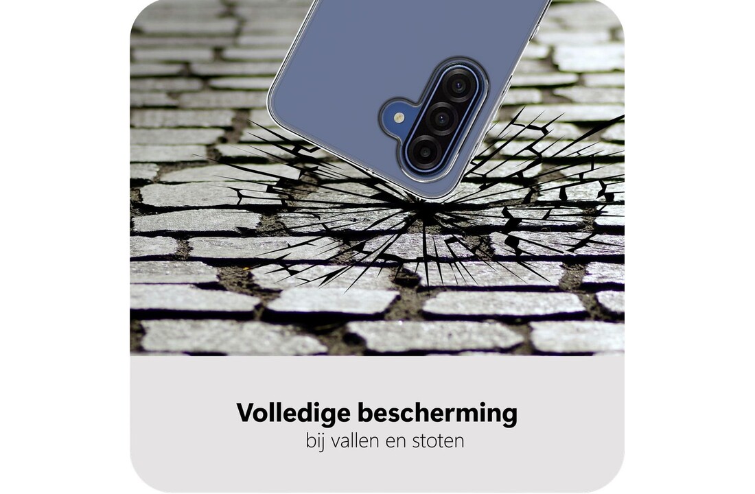 Just in Case Zero% Case Samsung Galaxy A17 Soft TPU Backcover Transparant - Telefoonhoesje