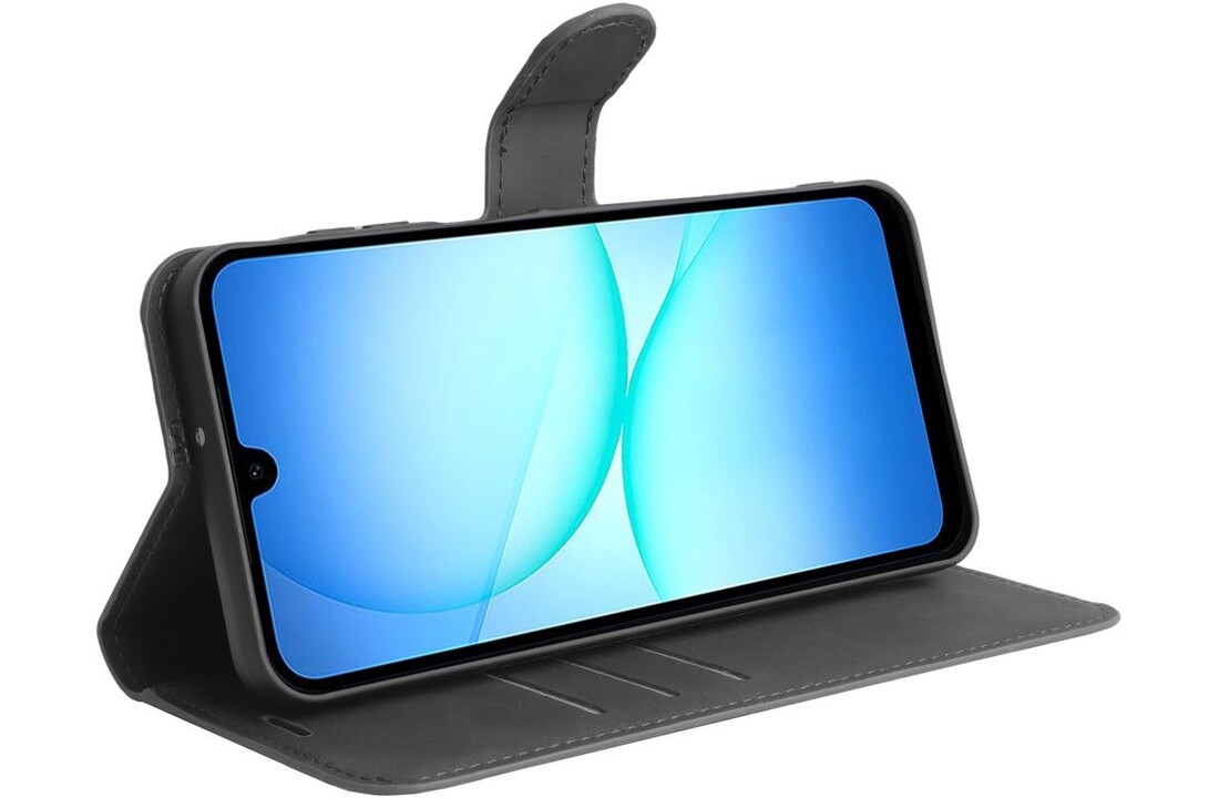 Just in Case Samsung Galaxy A17 (4G / 5G) PU leather Wallet Case Zwart - Telefoonhoesje