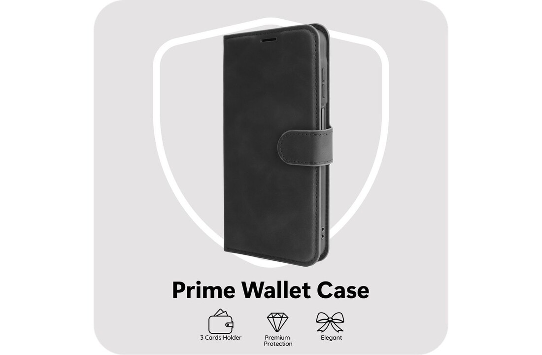 Just in Case Samsung Galaxy A17 (4G / 5G) PU leather Wallet Case Zwart - Telefoonhoesje