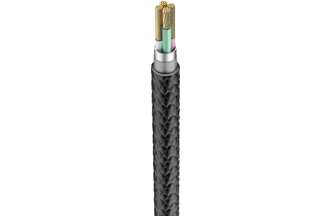 Veger V105 USB-A naar Lightning kabel 1.2m Nylon