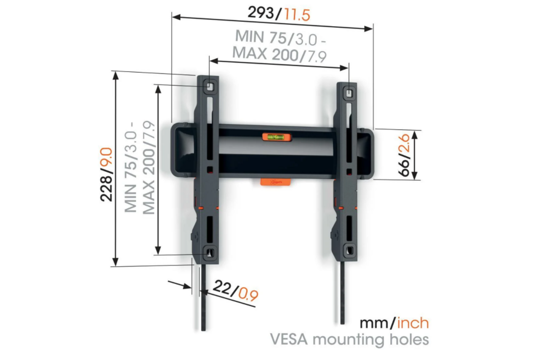 Vogel's TVM3205 Comfort Muurbeugel 19-50 inch - TV muurbeugel