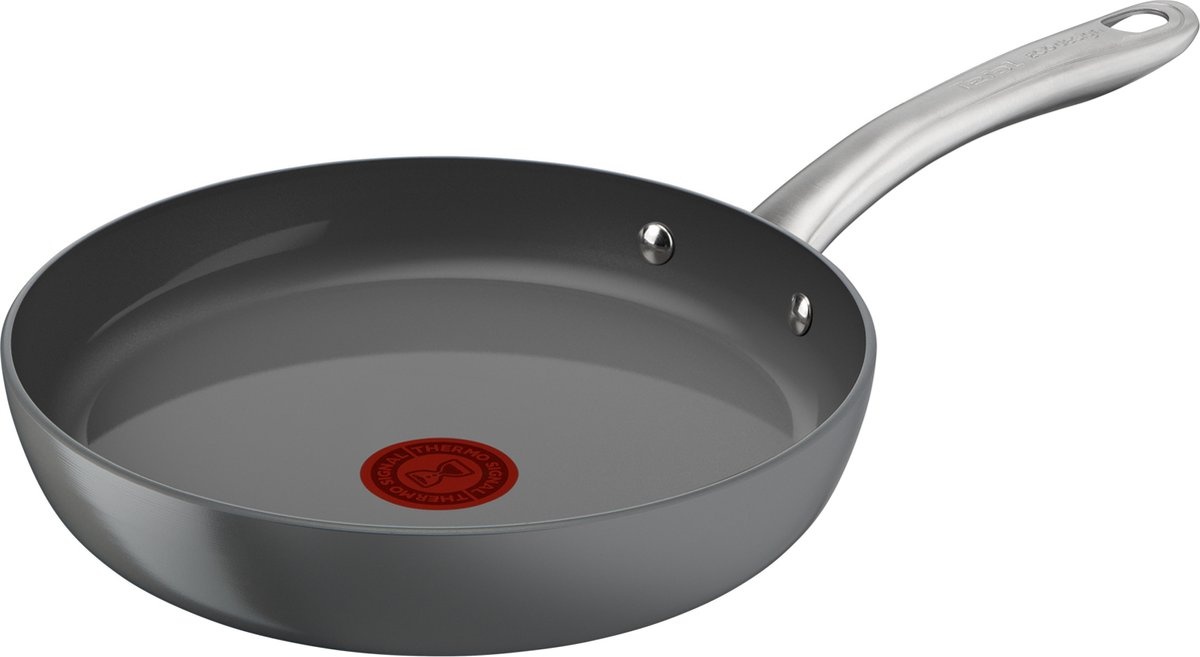 Tefal Renew+ Koekenpan 24cm Zwart