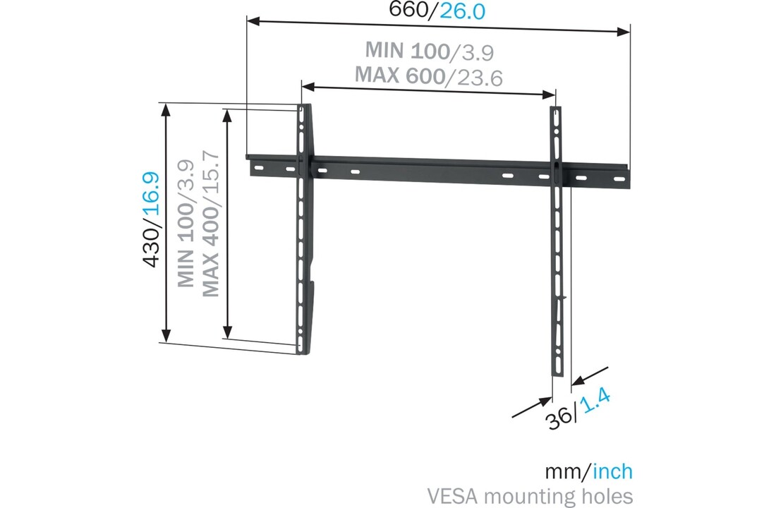 Mount Massive MNT 300 - TV muurbeugel