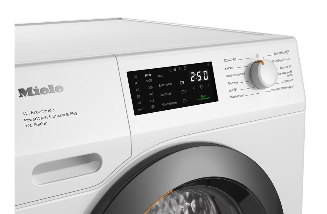 Miele WEC395 WPS Excellence PowerWash & SteamCare - Wasmachine