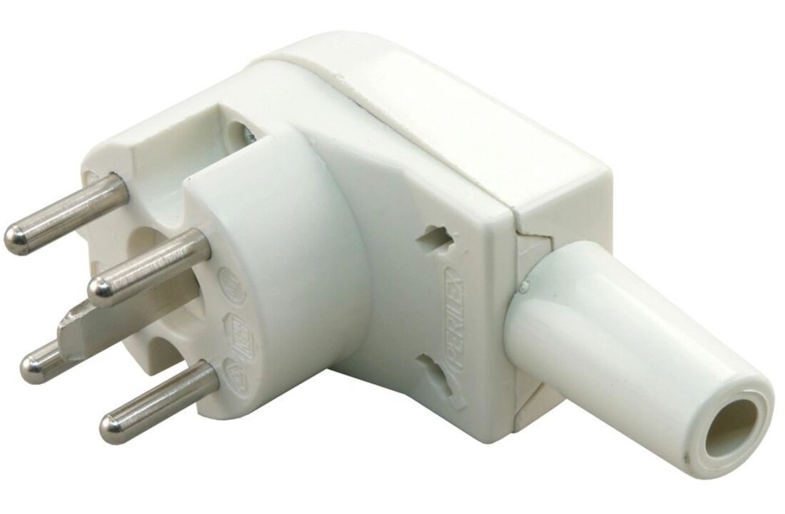 Perilex 5-pins stekker haaks Beige