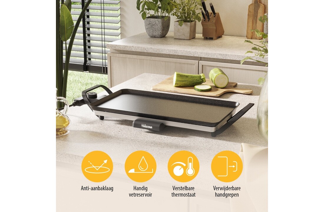 Tristar BP-2667 Slim M - Bakplaat