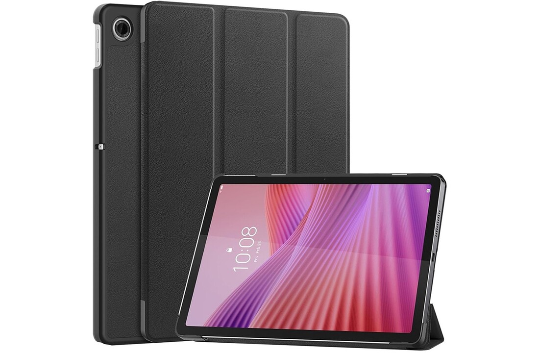 Just in Case Lenovo Tab Smart Trifold Case Zwart - Tablethoes
