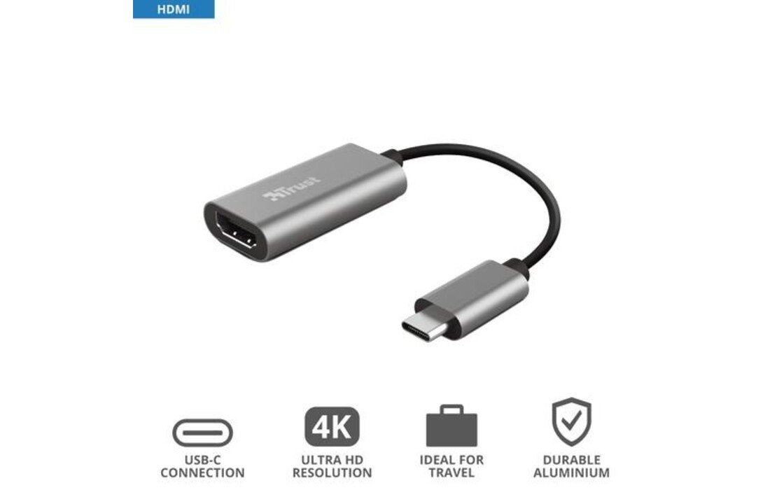 Trust Dalyx USB-C naar HDMI adapter - Adapter