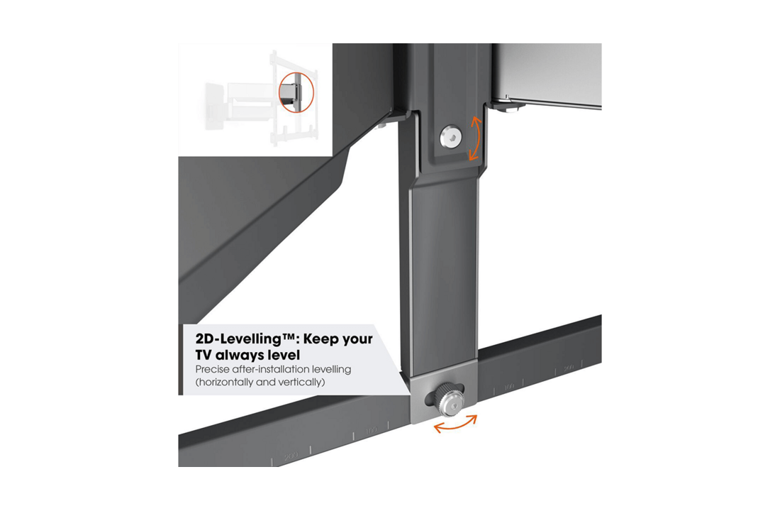 Vogel's TVM 5855 55 -100 inch zwart Draaibare tv-beugel - TV muurbeugel