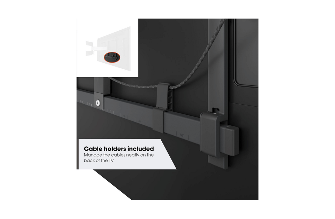 Vogel's TVM 5855 55 -100 inch zwart Draaibare tv-beugel - TV muurbeugel