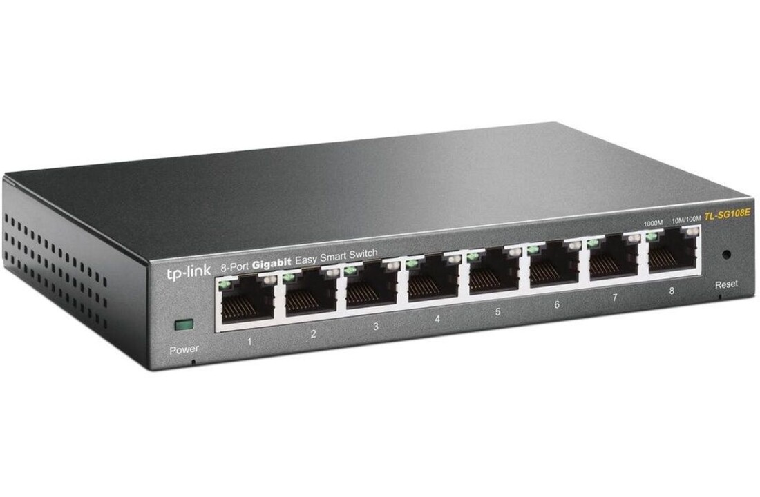 TP-Link TL-SG108E 8-poorts Gigabit Easy Smart - Netwerk switch