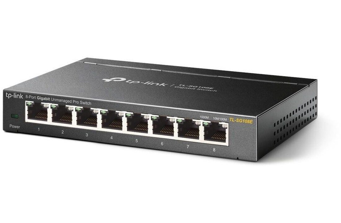 TP-Link TL-SG108E 8-poorts Gigabit Easy Smart - Netwerk switch