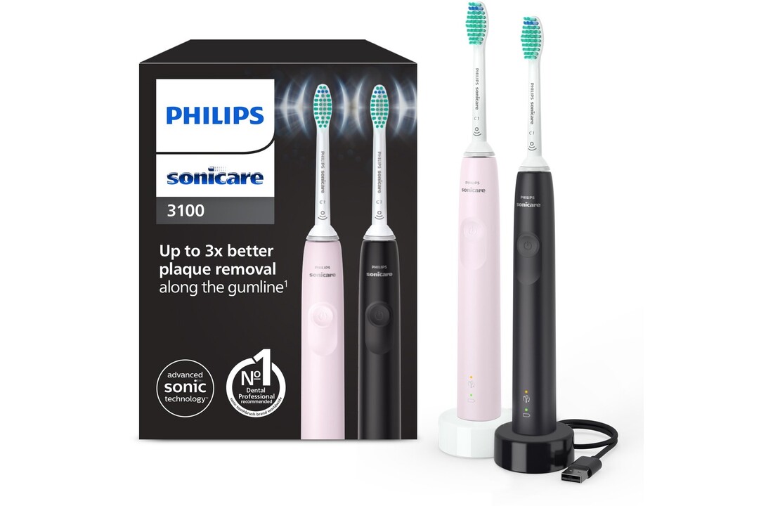 Philips Sonicare Series 3100 HX3675/15 - Elektrische tandenborstel