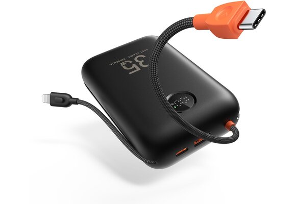 Veger K1 W1188 10.000 mAh Powerbank Zwart - Powerbank