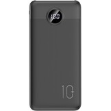 Veger L10S W1105PDB 10.000 mAh Powerbank Zwart - Powerbank