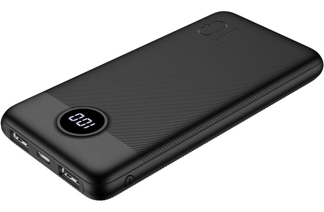 Veger L10S W1105PDB 10.000 mAh Powerbank Zwart - Powerbank