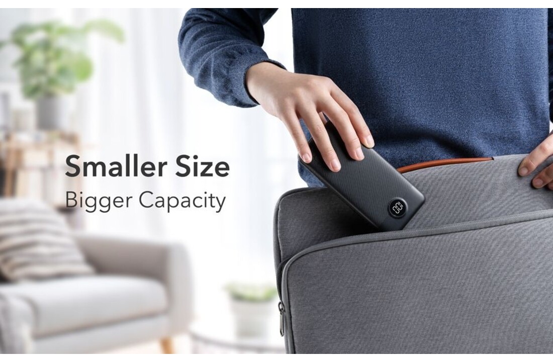 Veger L10S W1105PDB 10.000 mAh Powerbank Zwart - Powerbank