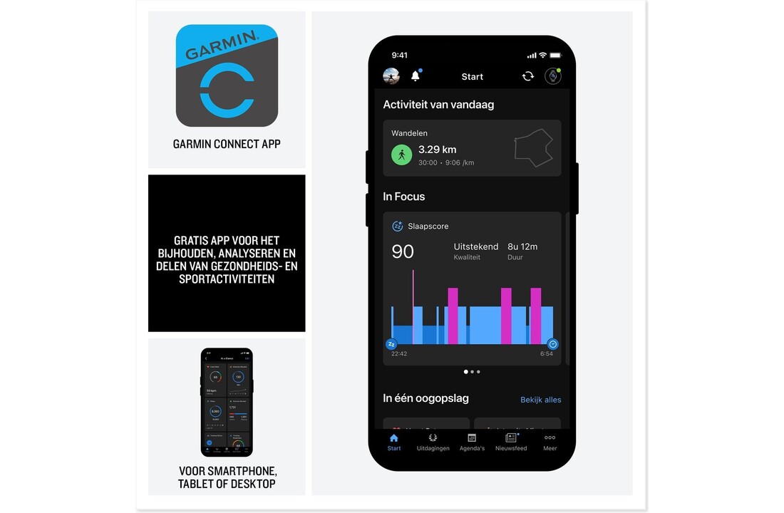 Garmin Venu 4 45mm Zilver/Grijs - Smartwatch