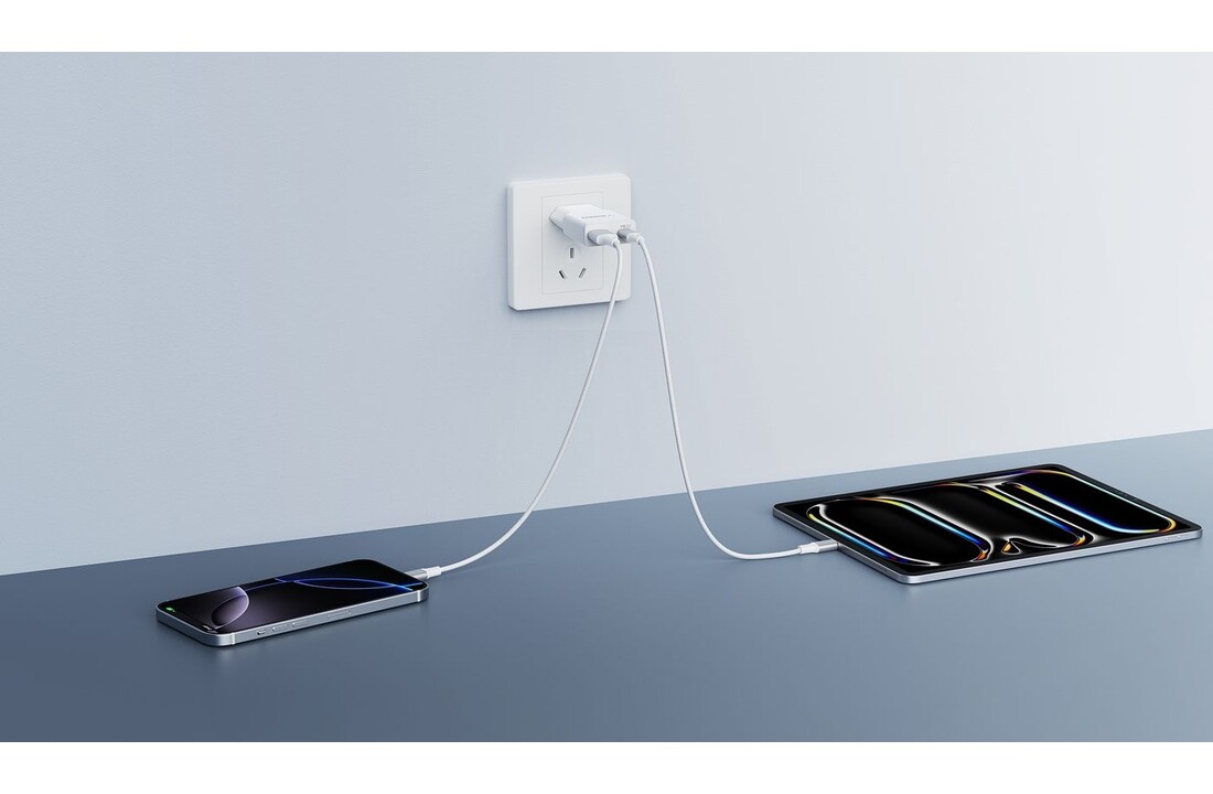 Veger USB-A naar USB-C QC PD 30W 30W1A1C telefoonoplader