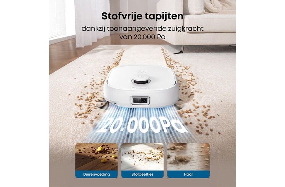 Eufy Omni E25 Wit - Robotstofzuiger